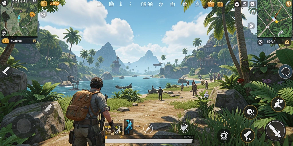 Gameplay Open World yang mendebarkan dalam 99RP.
