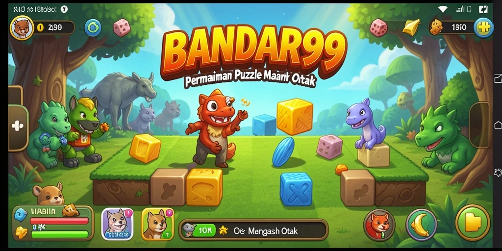 Screenshot gameplay BANDAR99 menampilkan tantangan puzzle yang seru dan interaktif.