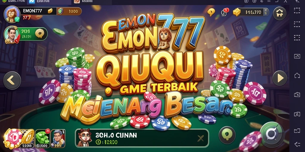 Screenshot gameplay QiuQiu yang menarik di EMON777.
