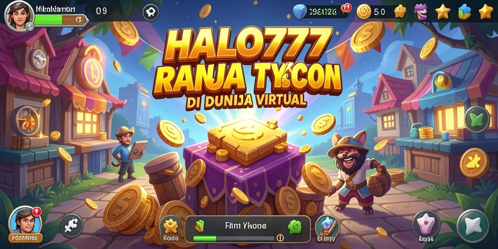 Tampilan gameplay HALO777 yang menarik dengan berbagai fitur Tycoon.