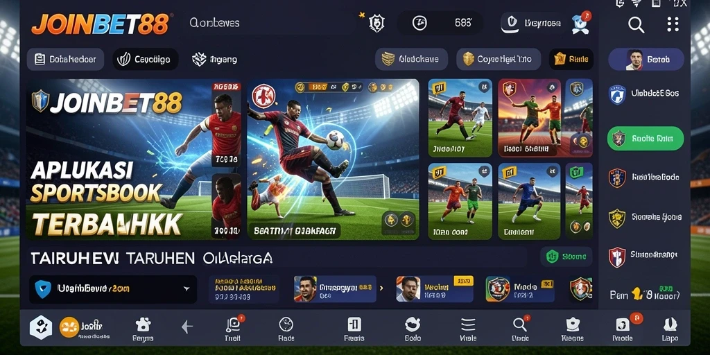 Screenshot JOINBET88 yang menunjukkan pengalaman taruhan olahraga yang mengasyikkan.