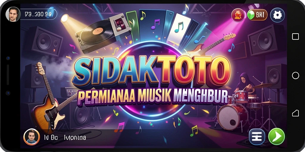 Screenshot menunjukkan gameplay yang menarik dalam SIDAKTOTO.