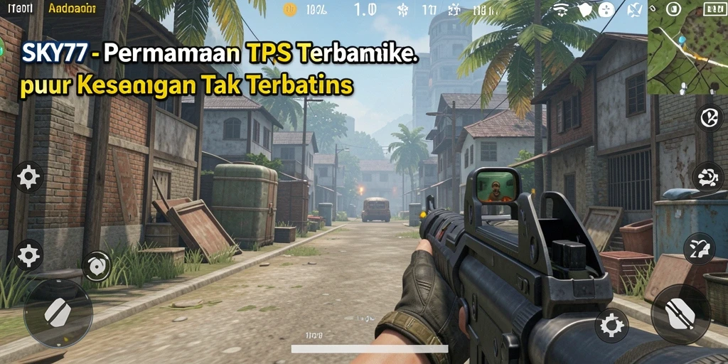 Tangkapan layar SKY77 menampilkan aksi mendebarkan dalam pertempuran TPS.
