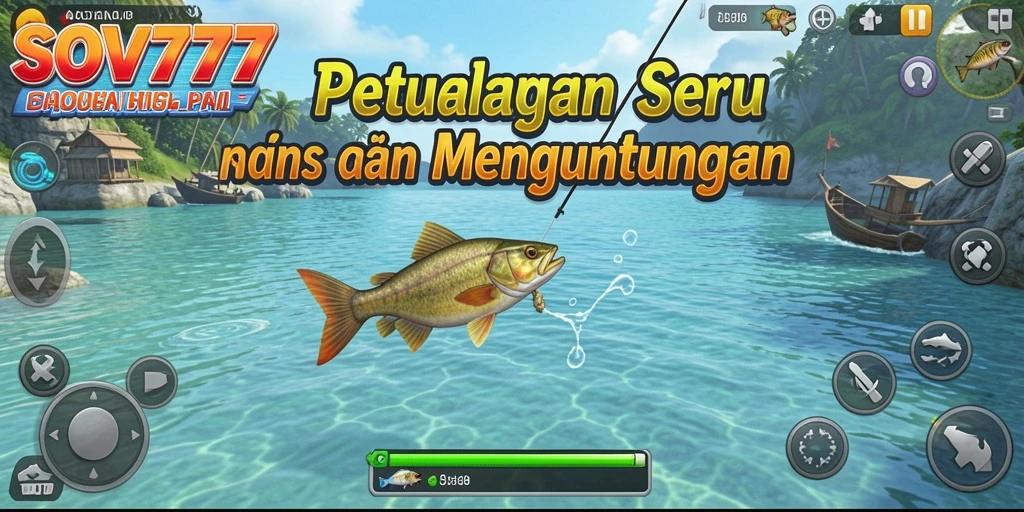 Tampilan gameplay SOV777 menunjukkan keindahan pengalaman memancing.